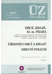 ÚZ č. 1077 Obce, kraje, hl. město Praha - Úplné znění předpisů