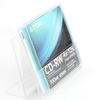 Přepisovatelné CD-RW TDK - 2 kusy