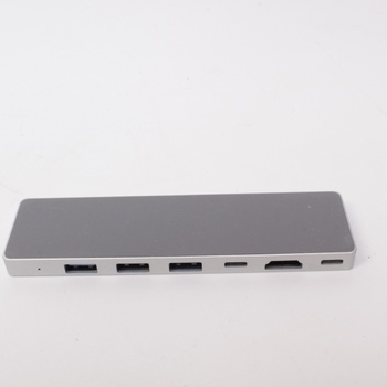 USB C adaptér Thunderbolt 3 šedý