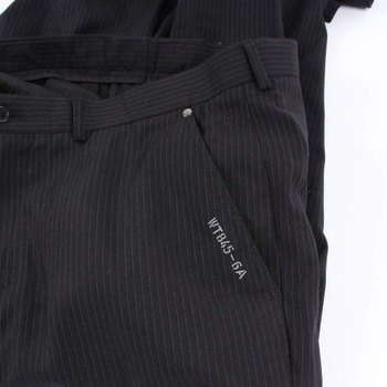 Pánské společenské kalhoty F&F černé