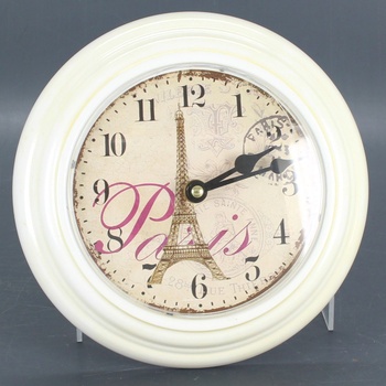 Nástěnné hodiny s motivem Paris