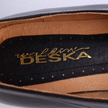 Dámská obuv Deska kožená černá 