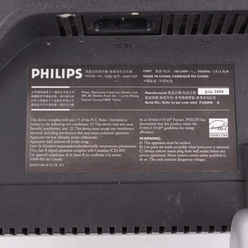 LCD monitor Philips 150S7FS/00 stříbrný