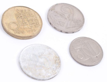 Mince Československo - 4 kusy
