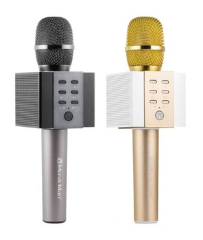 Karaoke mikrofon Technaxx Elegance zlatý