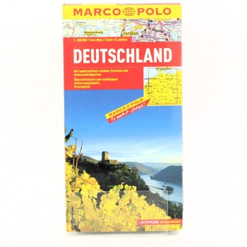 Skládací mapa Marco Polo Německo 