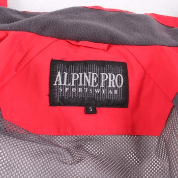 Dámská bunda Alpine Pro červeno šedá