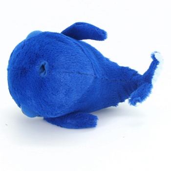 Plyšová velryba modro bílá 