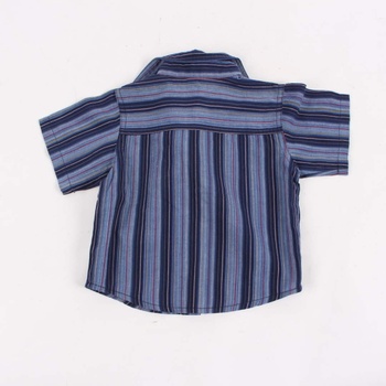 Dětská pruhovaná košile modré barvy