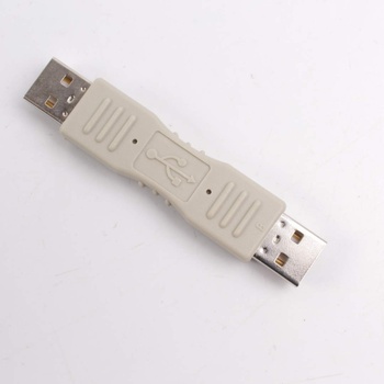 Spojka USB A / USB A bílá