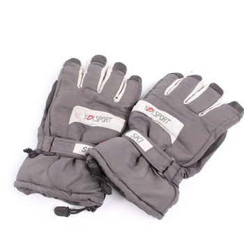 Zimní lyžařské rukavice YDI Sports šedé