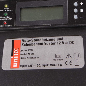 Topení a rozmrazovač skel Unitec AT-646