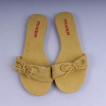 Dámské pantofle žluté Mixer
