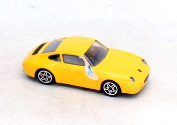 Autíčko Porsche 911 Carrera žluté