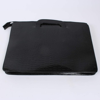 Dámská kabelka z umělé kůže černé barvy