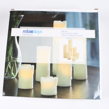 Sada elektrických svíček RelaxDays 6 ks