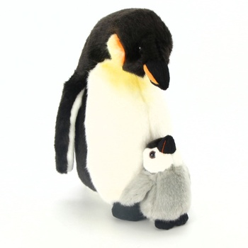 Plyšový tučňák Carl Dick s mládětem