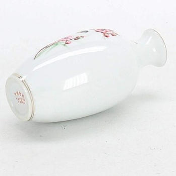Porcelánová váza s čínským dekorem ptáka