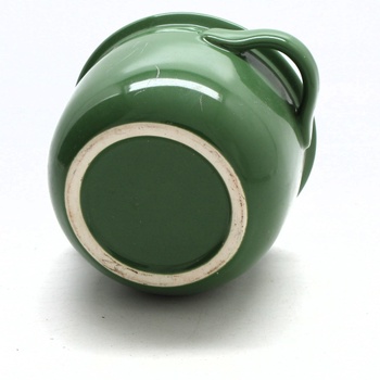 Porcelánová nádoba zeleno bílá 