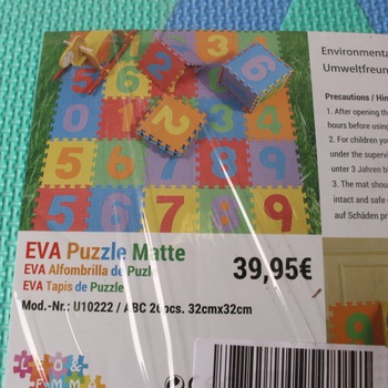 Pěnové puzzle EVA písmena