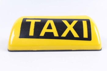 Střešní cedule pro taxikáře