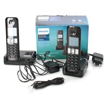Bezdrátové telefony Philips D255 Duo
