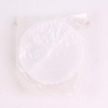 Lékovka plastová bílá s 3 přihrádkami