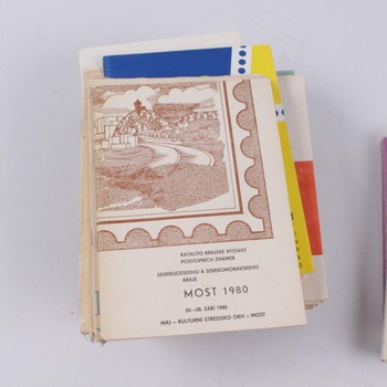 Katalogy z výstav poštovních známek