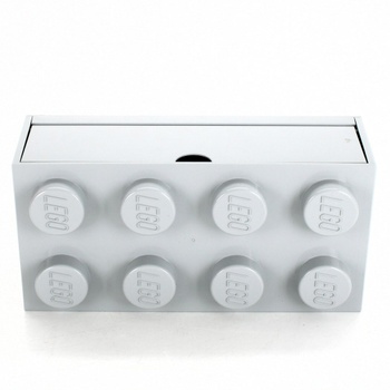 Úložný box na hračky Lego šedý