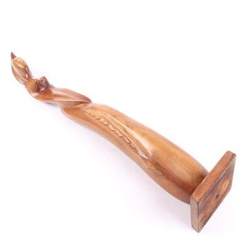 Dřevěná soška Ženská postava