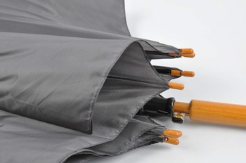 Deštník holový odstín šedé 