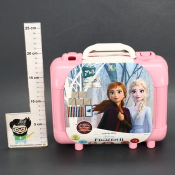 Kufřík s razítky Disney Frozen růžový