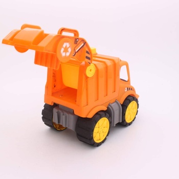 Popelářské auto oranžové nákladní