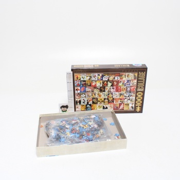 Dětská puzzle D-Toys Puzzle Vintage Koláž