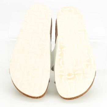 Dámské pantofle bílé vyrobené v Itálii