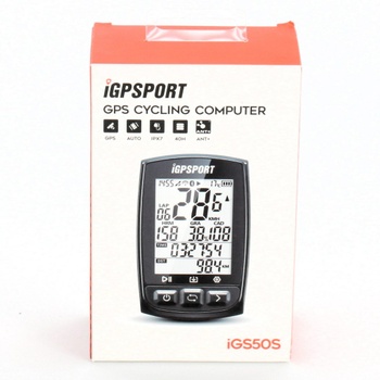 Cyklistická GPS iGS50S - černá