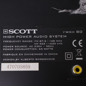 Reproduktorový systém Scott I-WXH 80