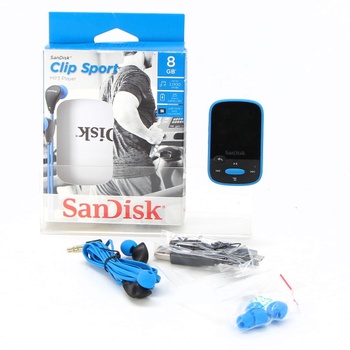 MP3 přehrávač Sandisk Sansa Clip modrý 