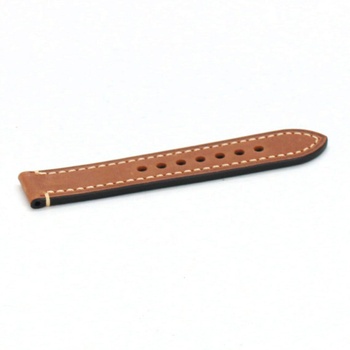 Náhradní pásek ‎Berfine hnědý kožený 22 mm