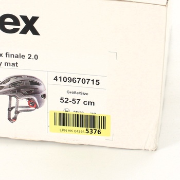 Cyklistická helma Uvex S410967 52-57 šedá