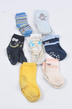 Dětské ponožky různých motivů a barev