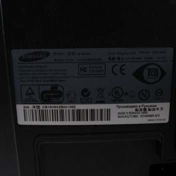 LCD monitor Samsung SyncMaster B1940 černý