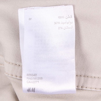 Dámské kalhoty H&M odstín béžové