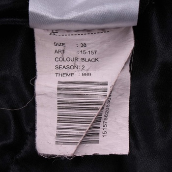 Dámské šaty Amisu černé s flitry