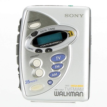 Walkman Sony WM-FX467 stříbrný