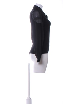 Dámský svetřík s transparentními rukávy 