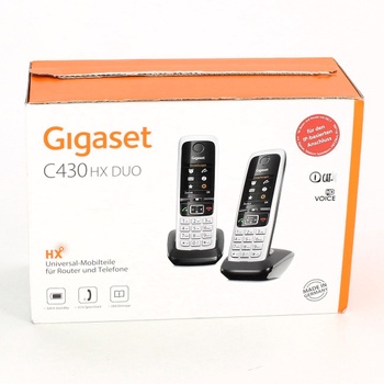 Bezdrátové telefony Gigaset C430HX Duo