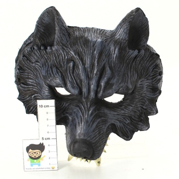 Dětská maska vlkodlaka černá