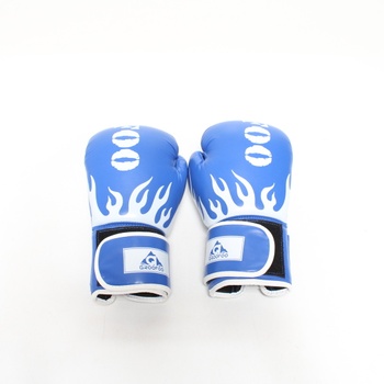 Boxerské rukavice GROOFOO modrobílé