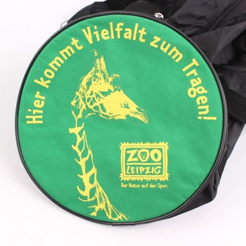 Cestovní skládací taška Zoo Leipzig černá